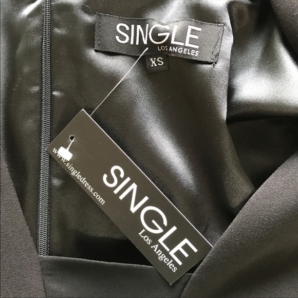 Single Los Angeles Long Sleeve Black Jumpsuit NWT